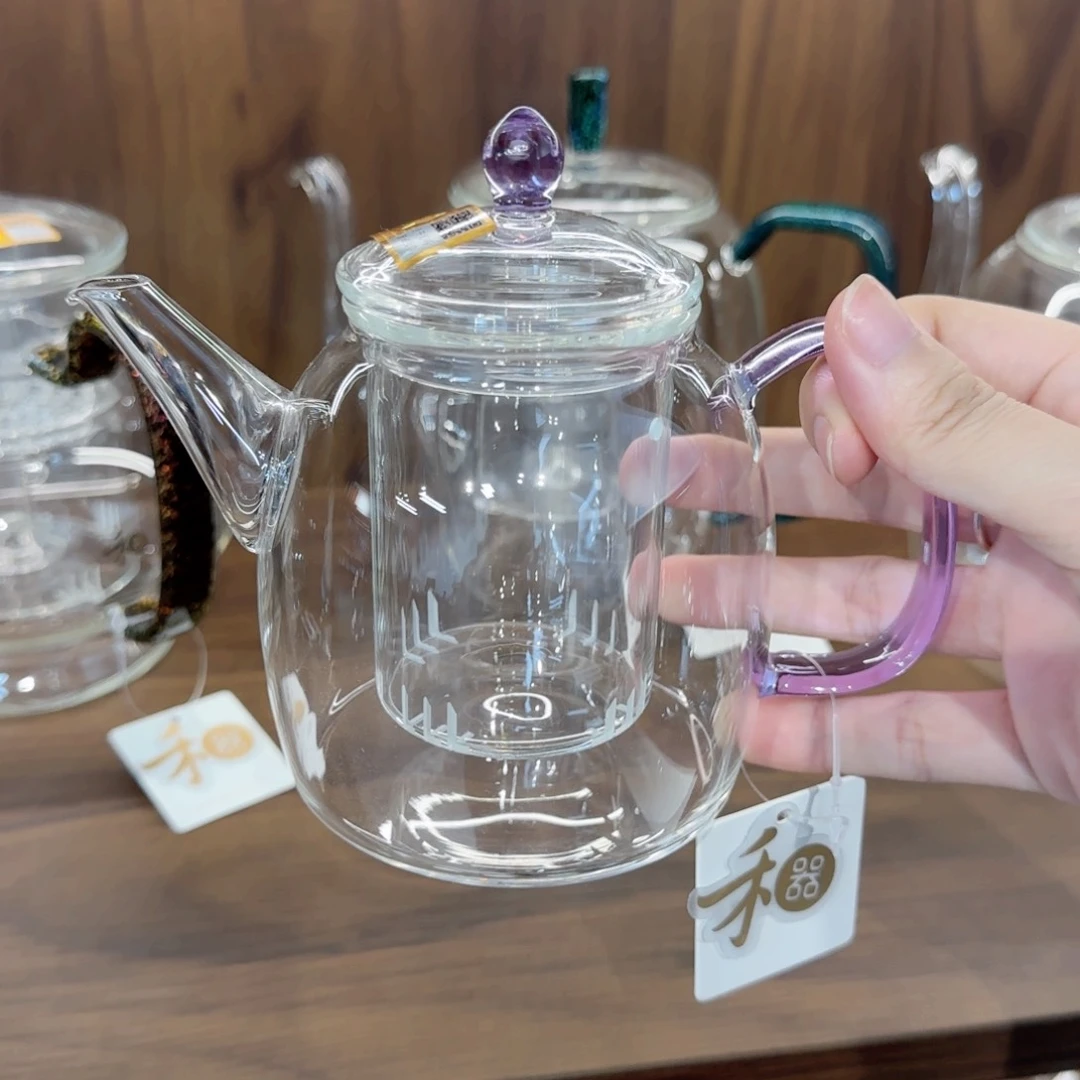 V***海禾器宴臣壶内胆款浅紫色➕茶巾1条