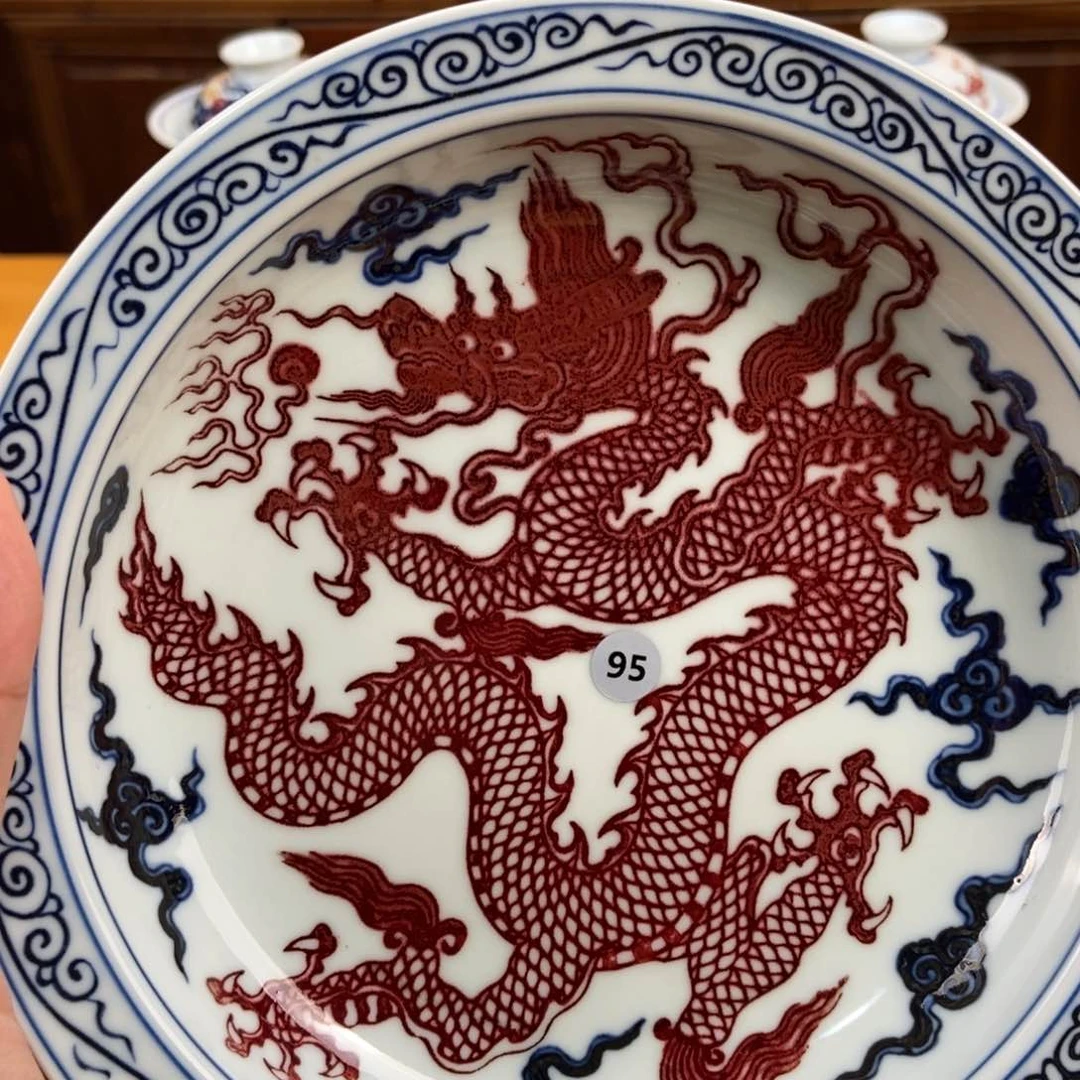 手绘现代茶具非古董
