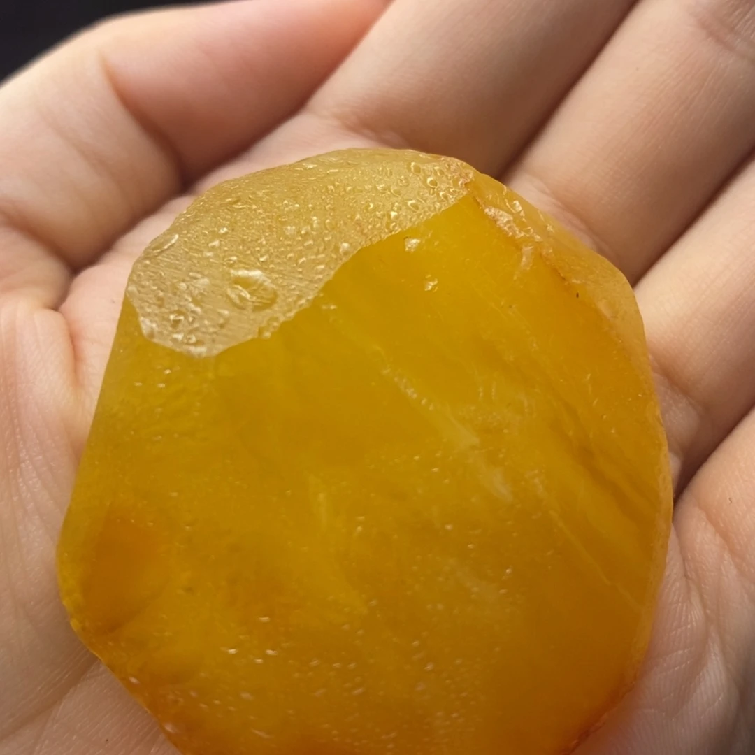裸石琥珀未镶嵌秋**凉星