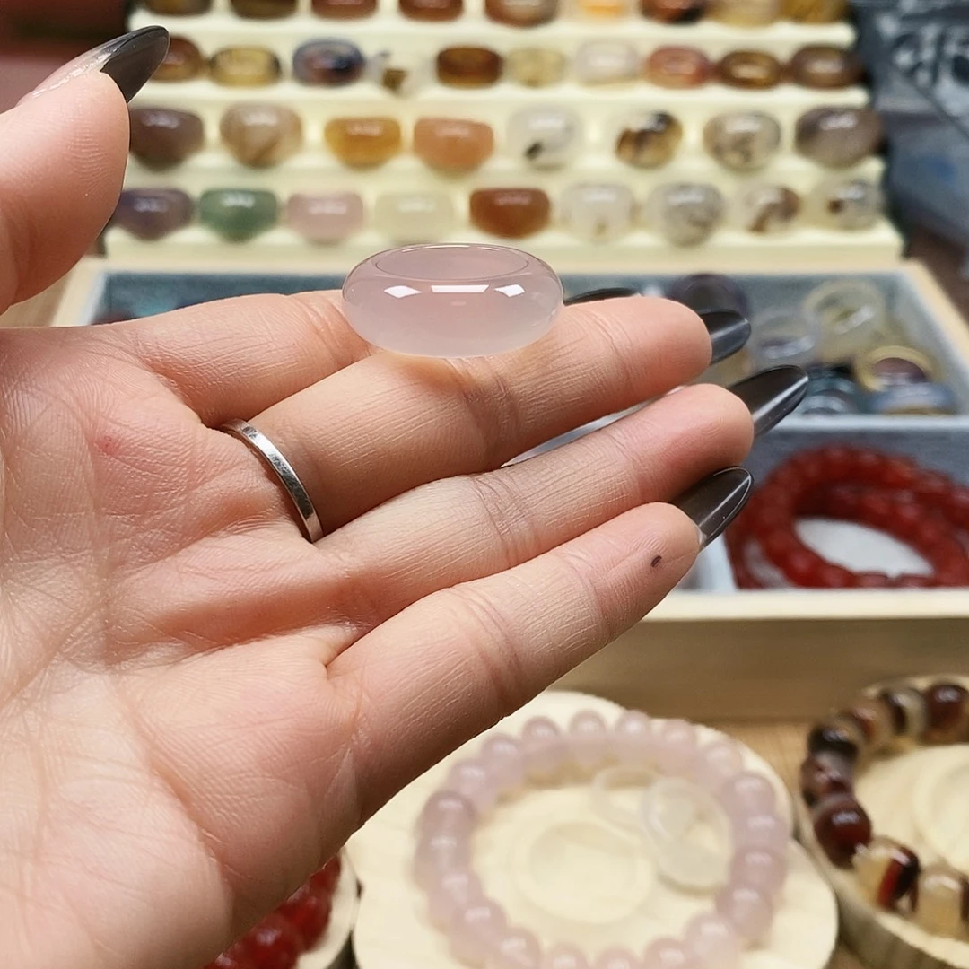 润***6玛瑙/玉髓未镶嵌戒指