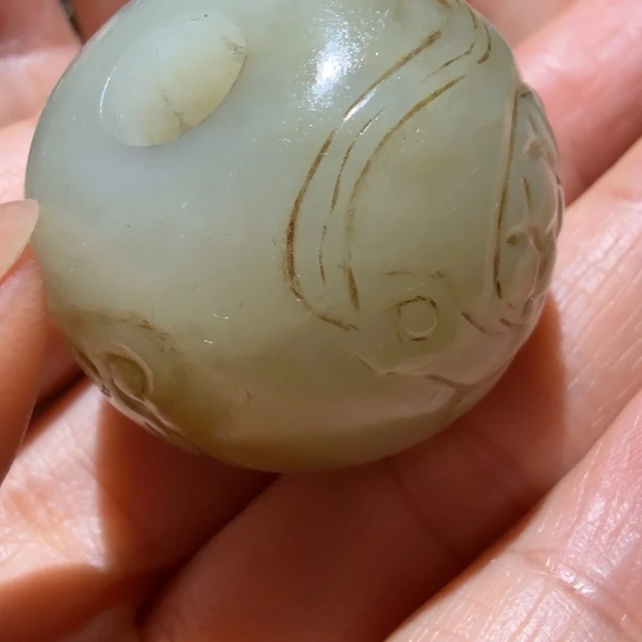 和田玉珠宝半成品未镶嵌漫**端