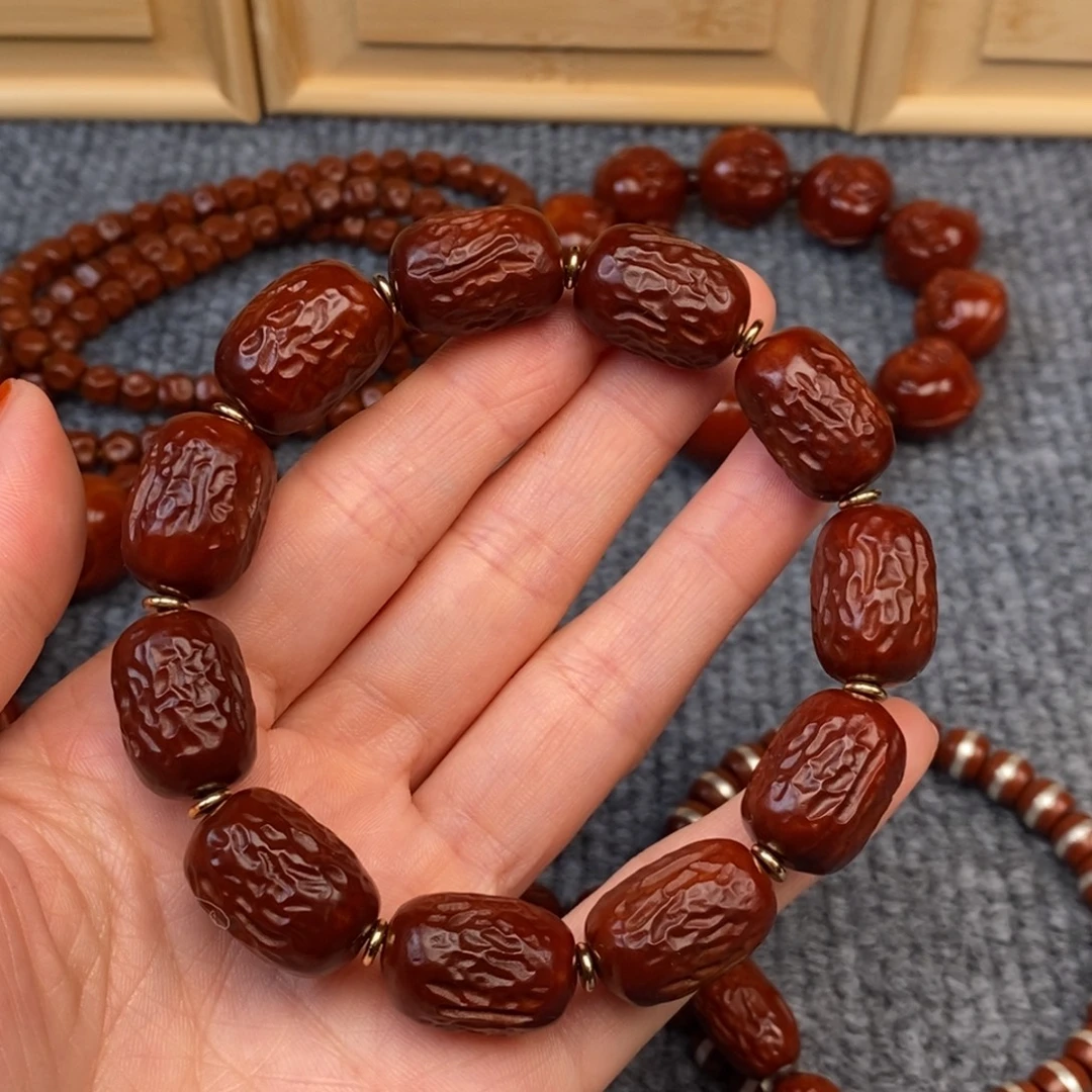 咕****橄榄核手串/手链枣