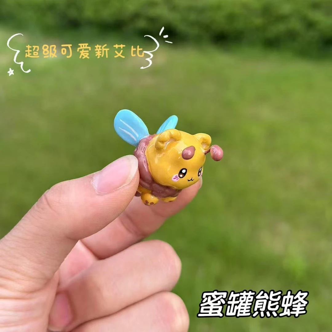 艾比手办玩具周边玩偶蜜罐熊蜂巴巴豚阿罗斯艾比玩具盲盒