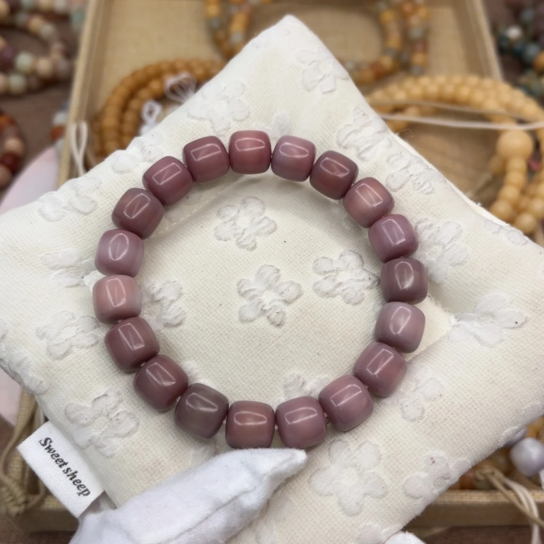 菩提根/象牙果吊坠13水磨奶蓝292