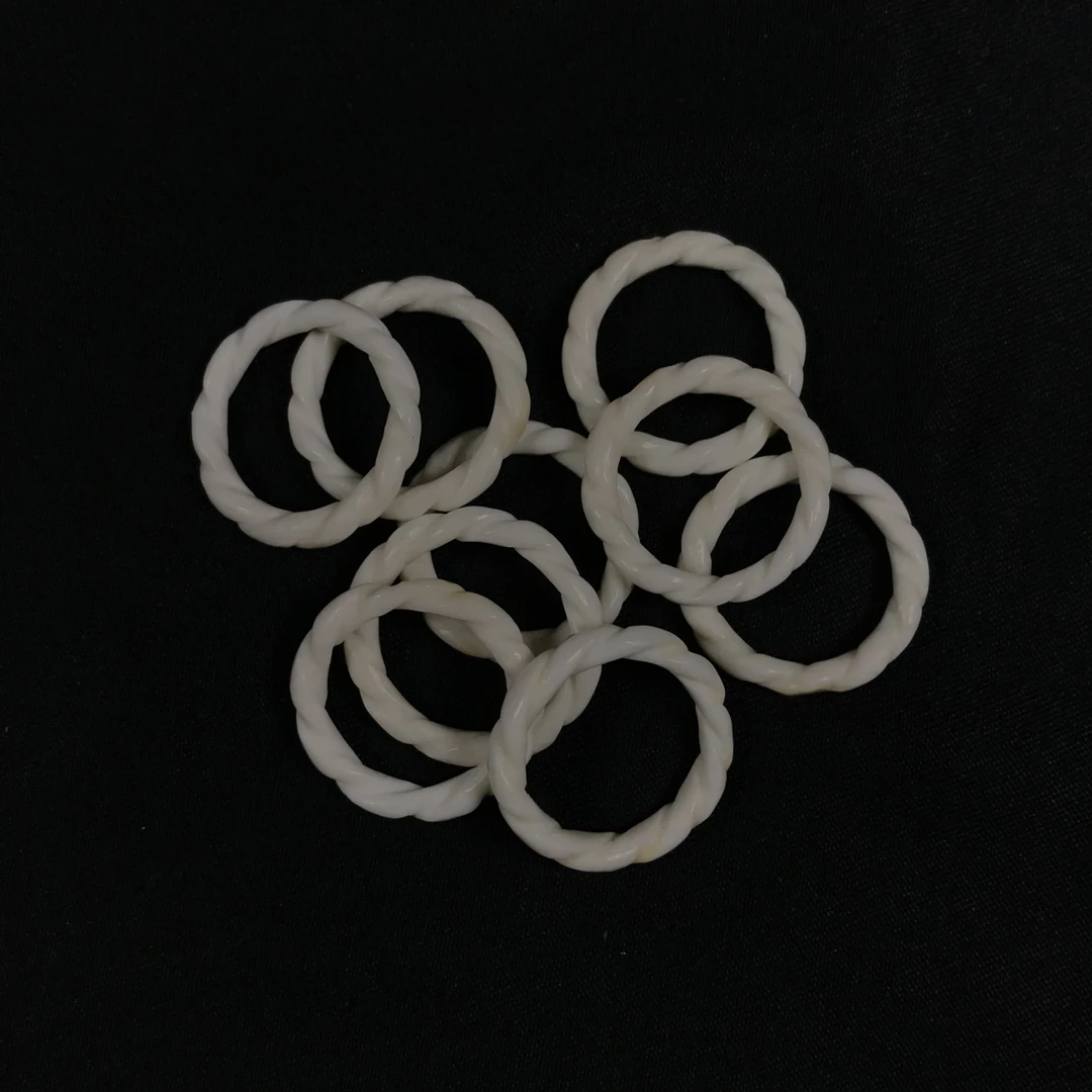 P116 只做天然猛犸牙 麻花牙圈 单个