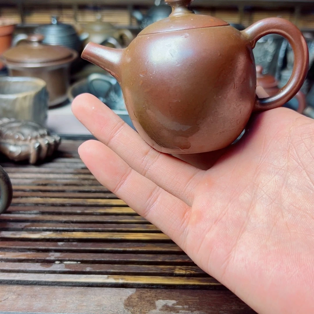 紫泥壶柴烧柴烧坭兴陶