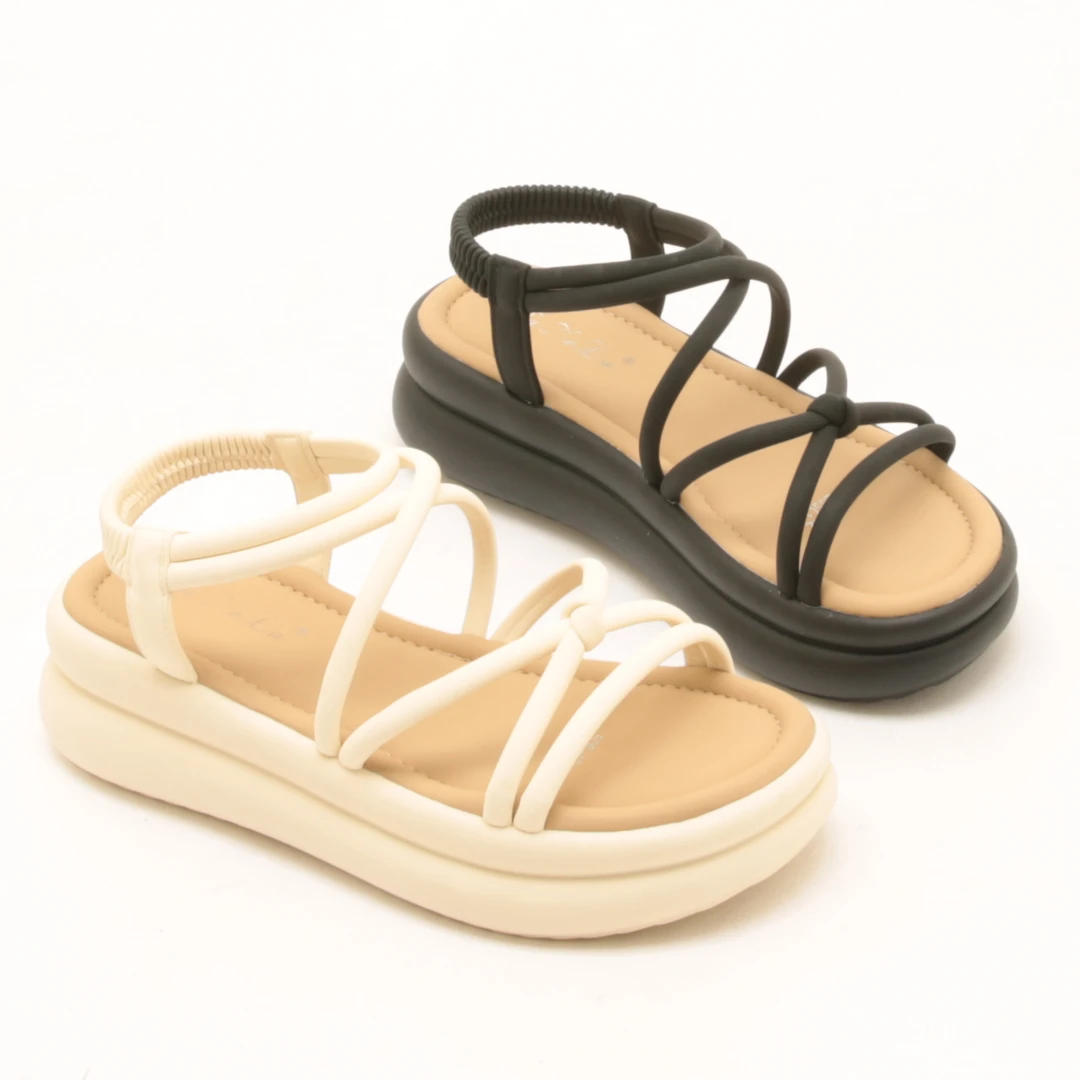 6526凉鞋女夏季新款时尚休闲仙女风平底防滑软底透气罗马鞋配裙子