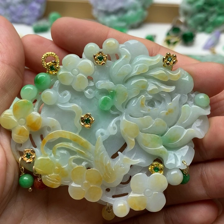 颈饰未镶嵌翡翠翡翠