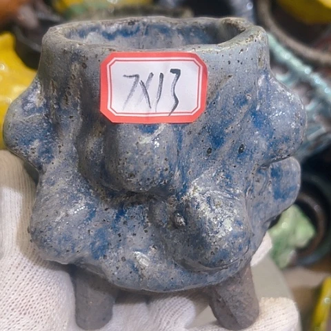 粗陶花盆手工花盆制作