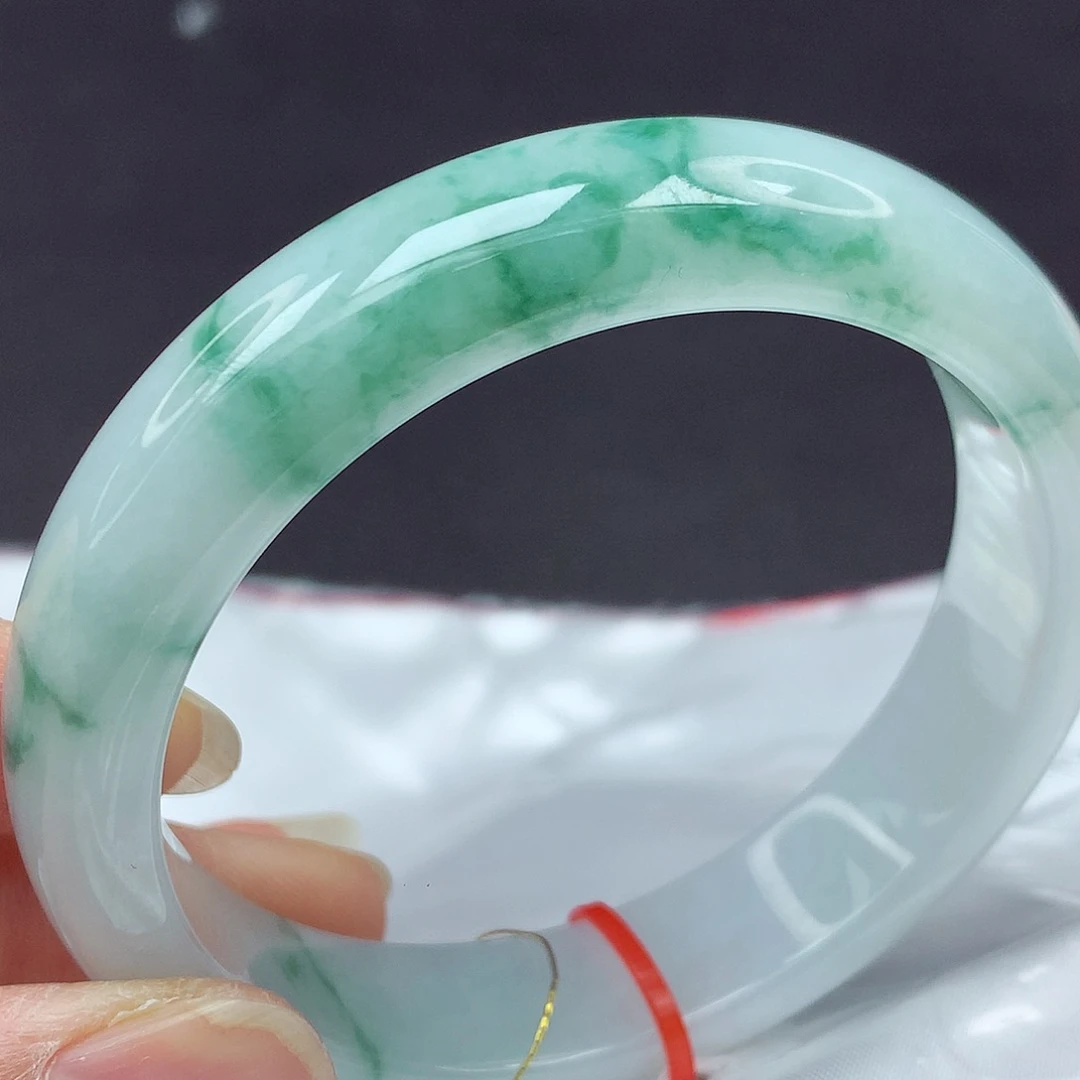 未镶嵌手镯翡翠57圈435