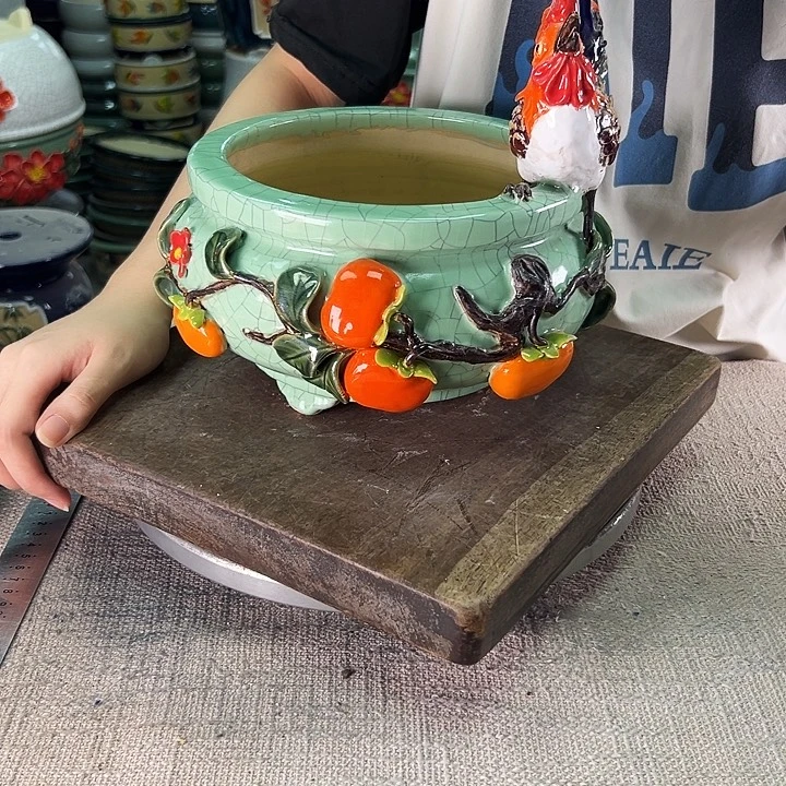 泳坤堂石湾盆陶瓷