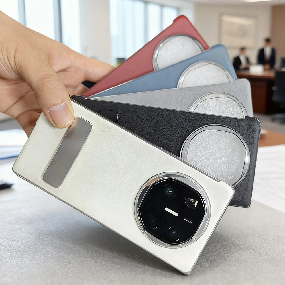 x5华为手机壳MateX6定制素皮超薄支架手机壳官方旋转支架保护套