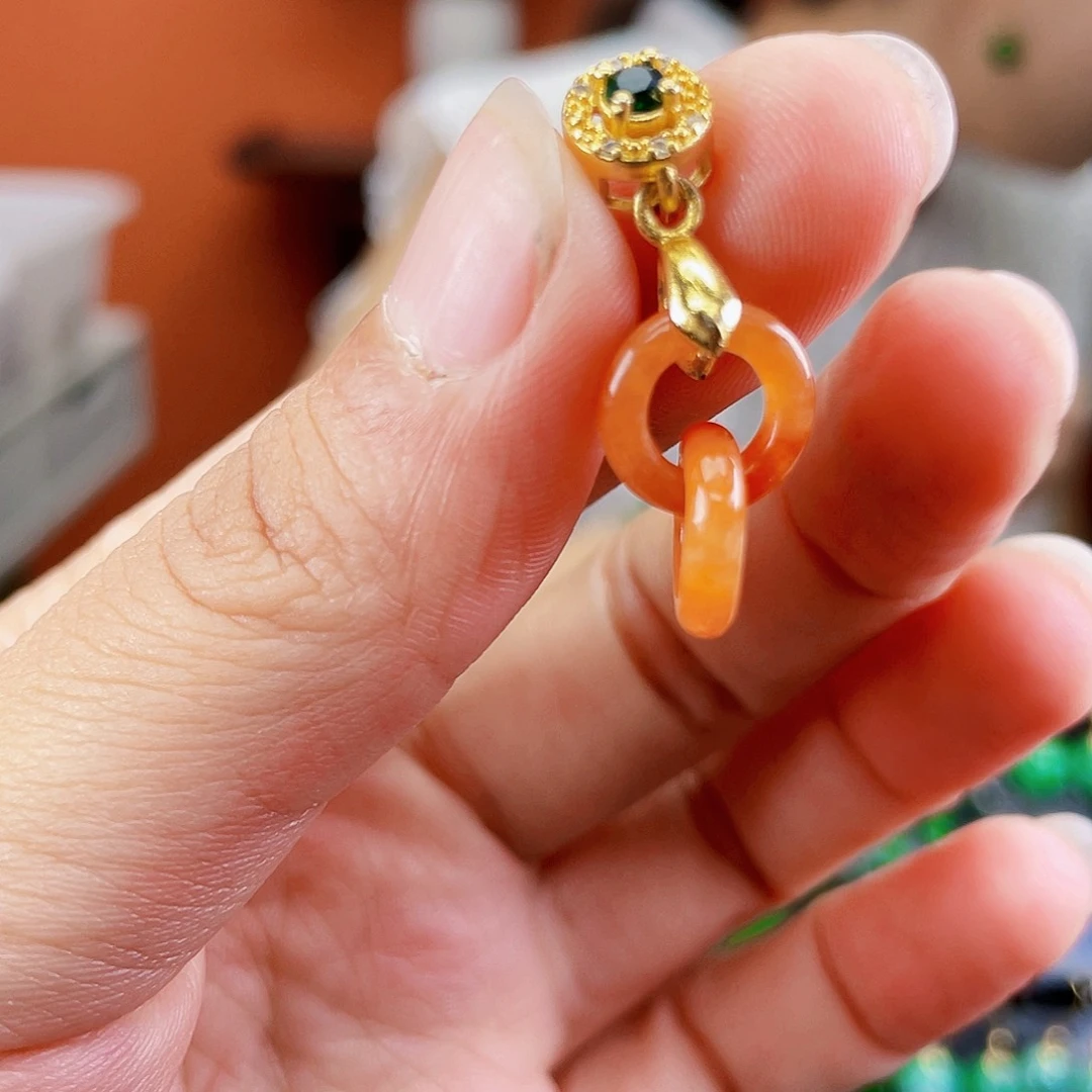未镶嵌翡翠耳饰饰品