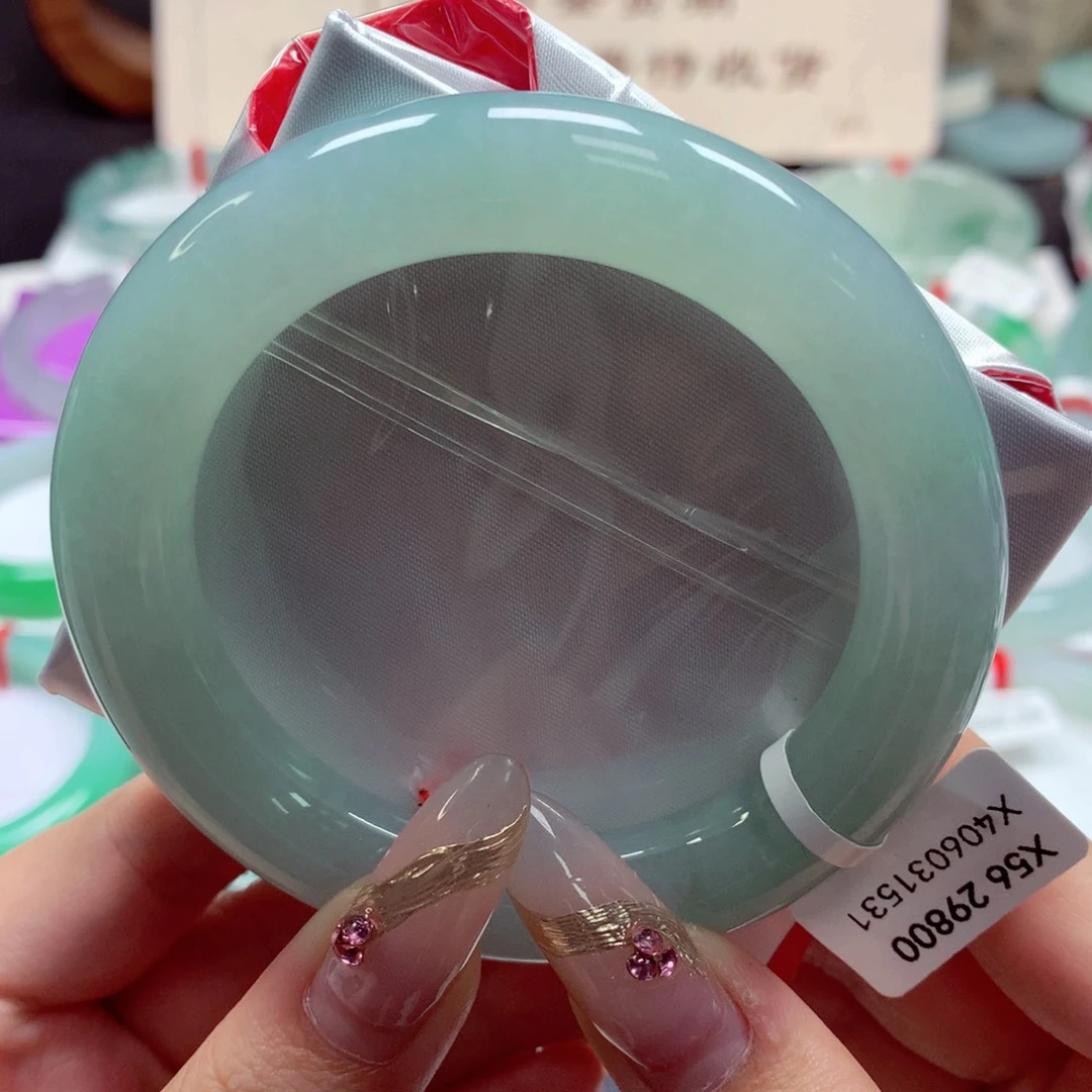 翡翠手镯（圆镯）未镶嵌22（23号）