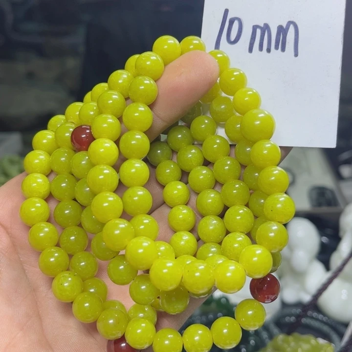 蛇纹石玉项链未镶嵌