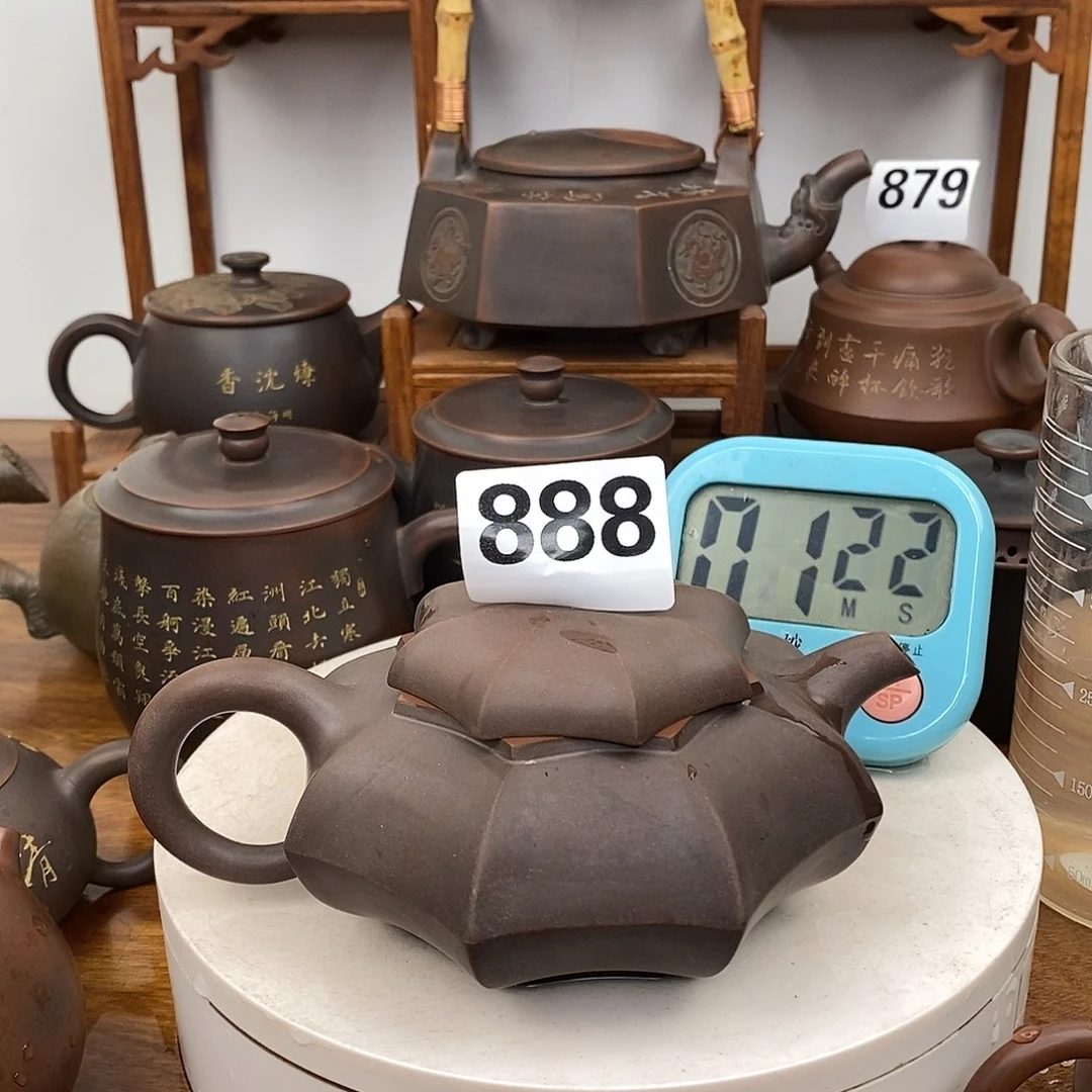无***畏钦州坭兴陶茶壶作品微瑕次