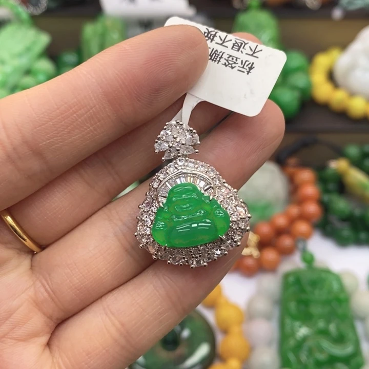 翡翠未镶嵌手链14