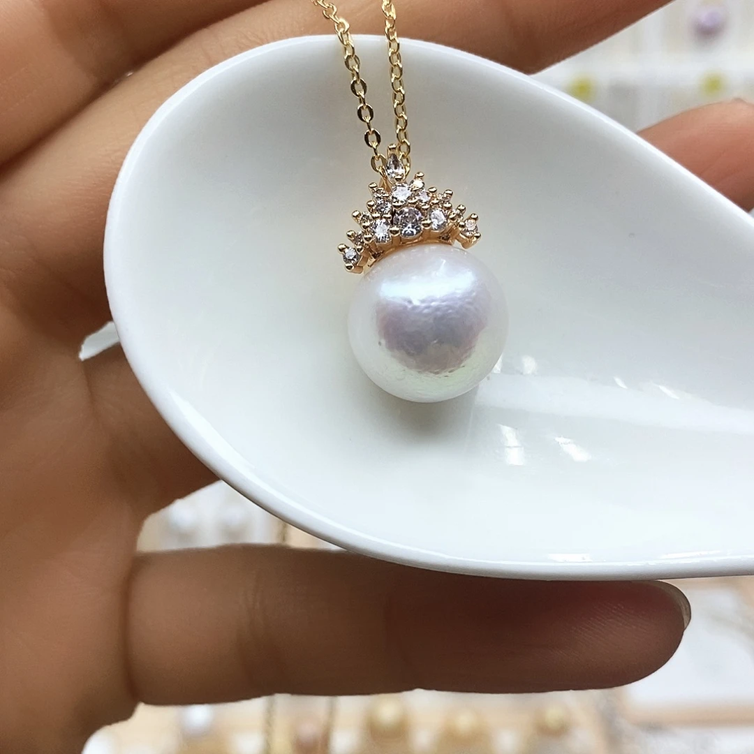 淡水珍珠颈饰合金