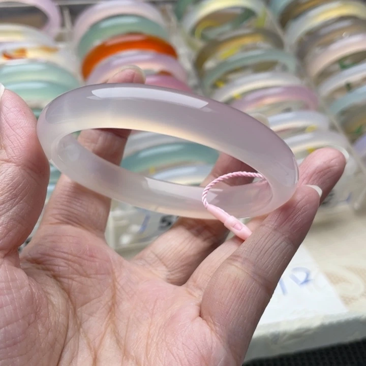 玛瑙/玉髓未镶嵌手镯57圈口