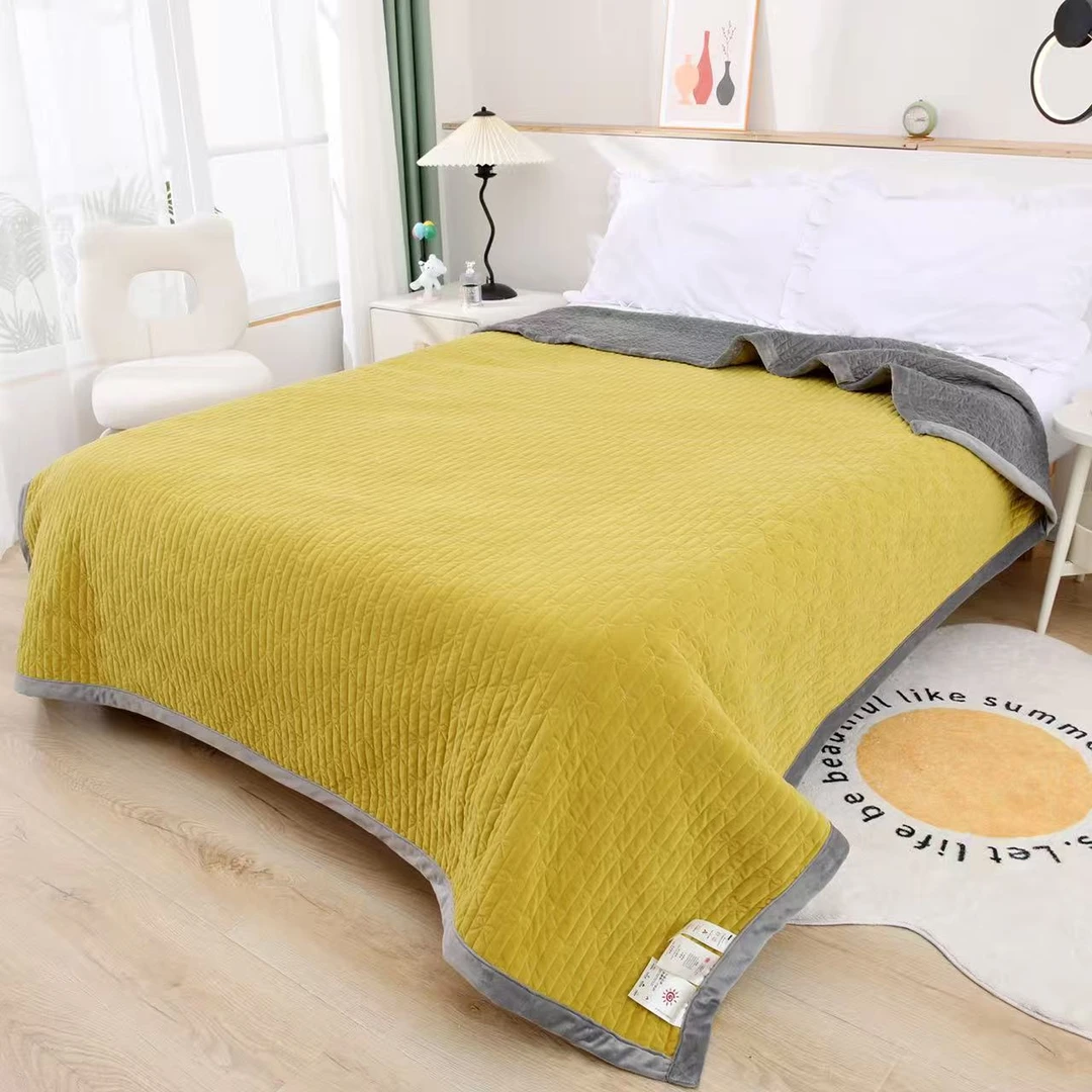 2*2.3 冬季双面婴儿绒床盖《辉煌》