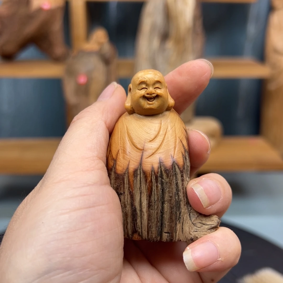 柏木崖柏木摆件手把件23