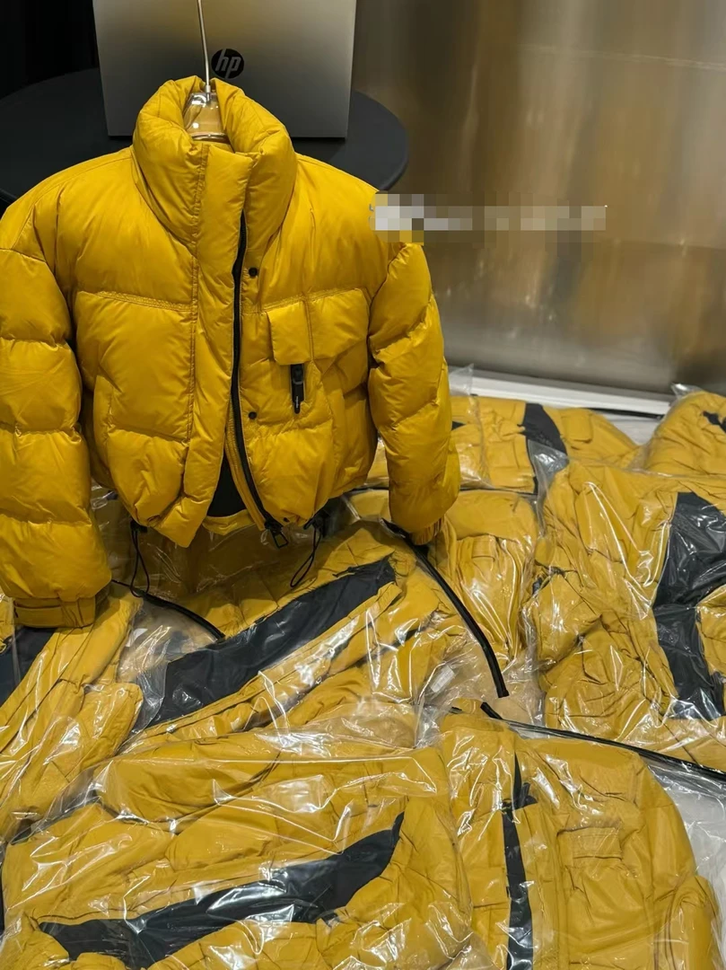 <鑫依阁>立领短款侧拉丝设计小个子羽绒服