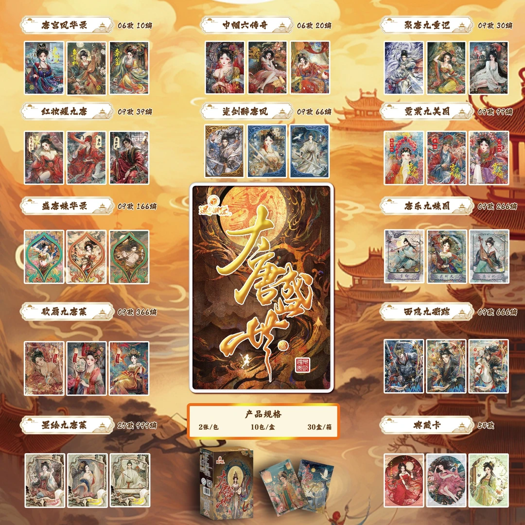 遇见潮玩·《朝代》系列 大唐盛世·下 卡牌盲盒