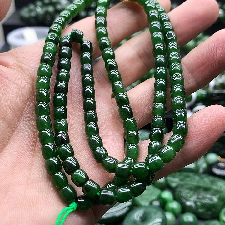 手链未镶嵌和田玉（碧玉）