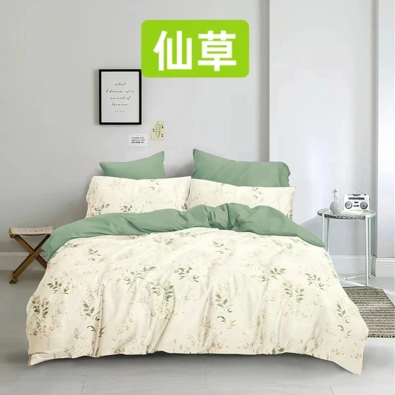 新款网红 家居床上用品 被套加厚磨毛棉印花亲肤柔软舒适保暖