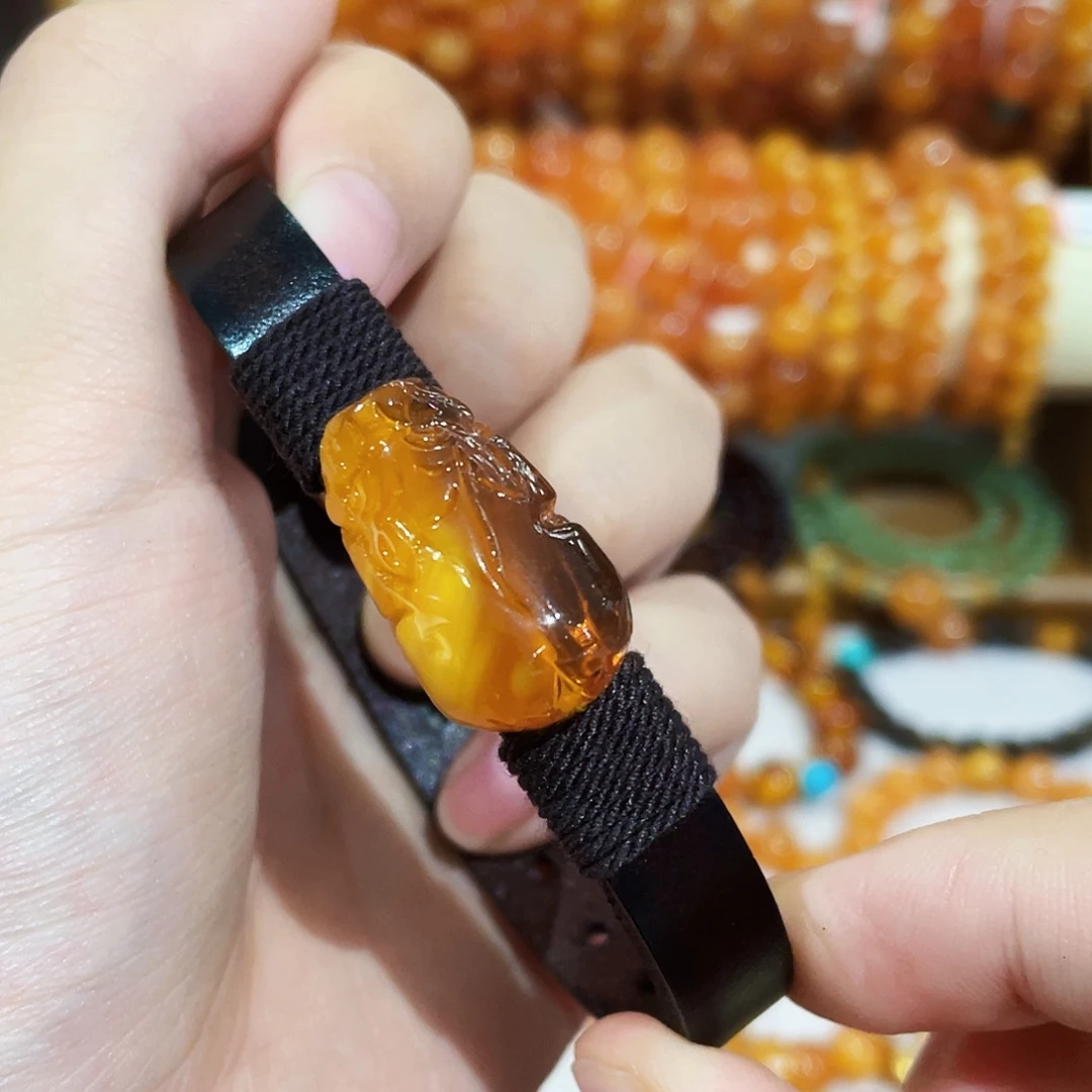 手链蜜蜡未镶嵌手串