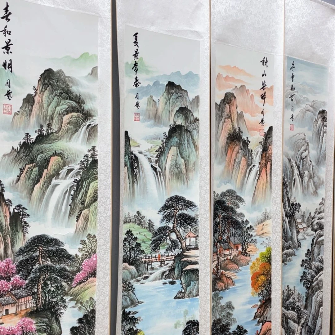 国画老师手笔手绘作品w