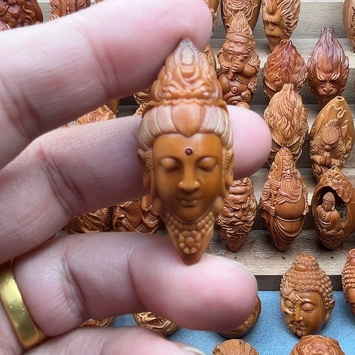 吊坠橄榄核19观音