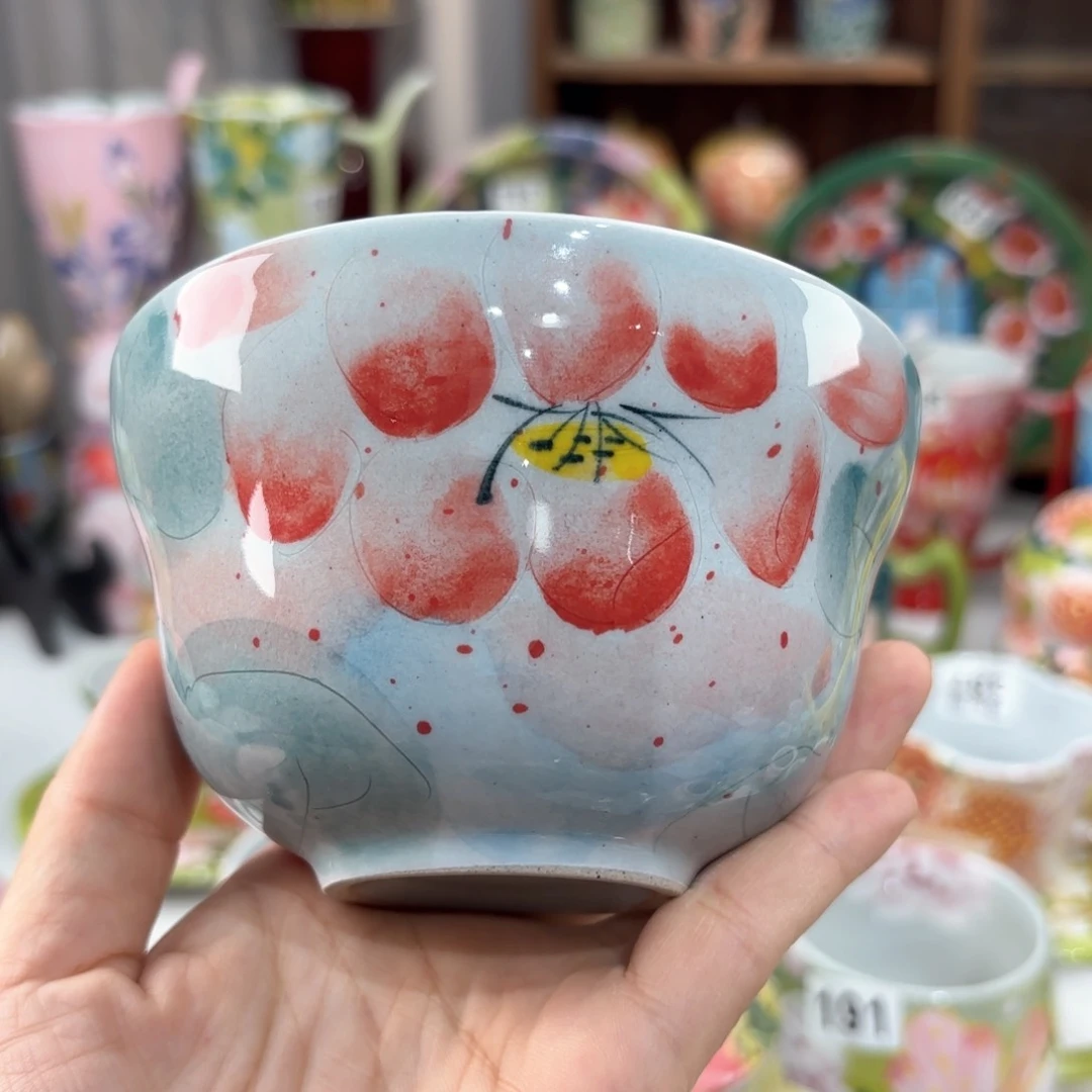 景德镇手绘高温釉下彩陶瓷茶具