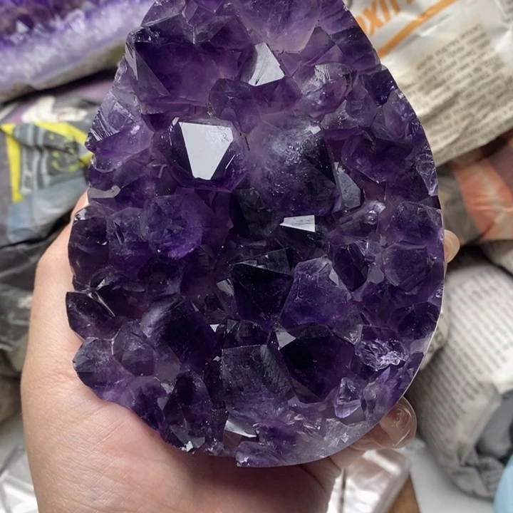 紫晶珠宝半成品未镶嵌