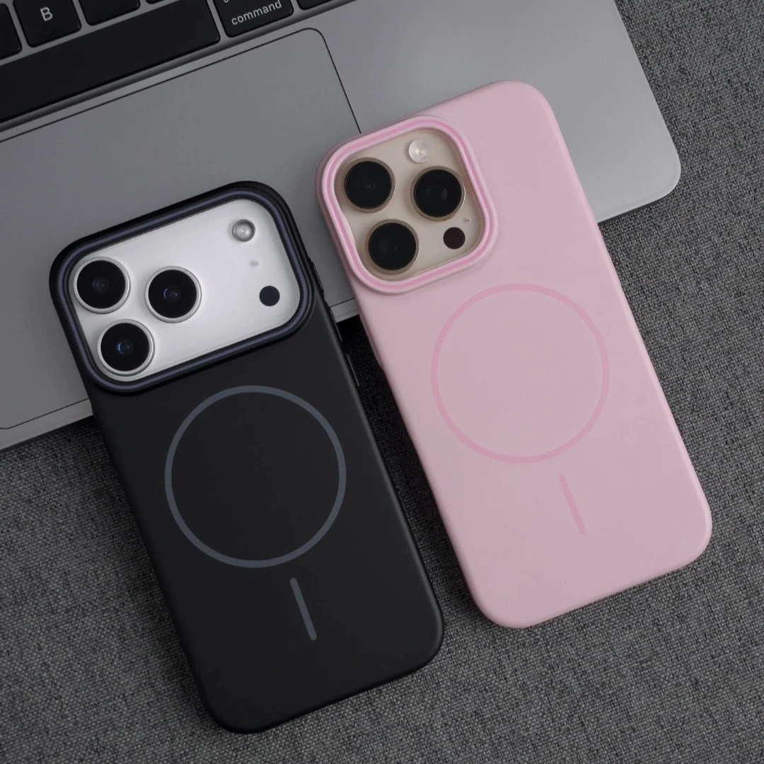 细圈磁吸适用苹果17promax手机壳柔润超薄ip16pro防摔小米15硬壳
