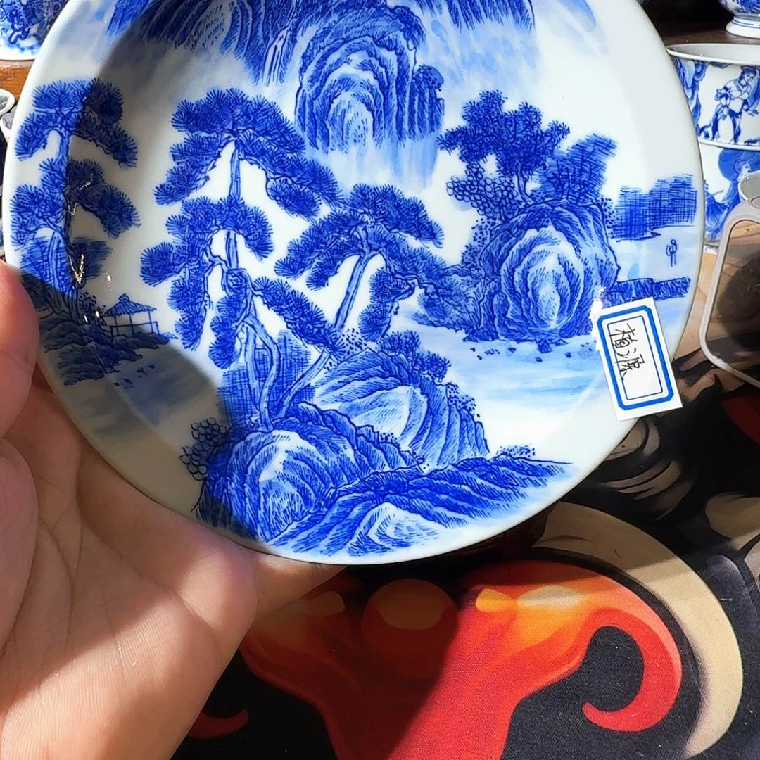 ****源泥塑壶承手工手绘