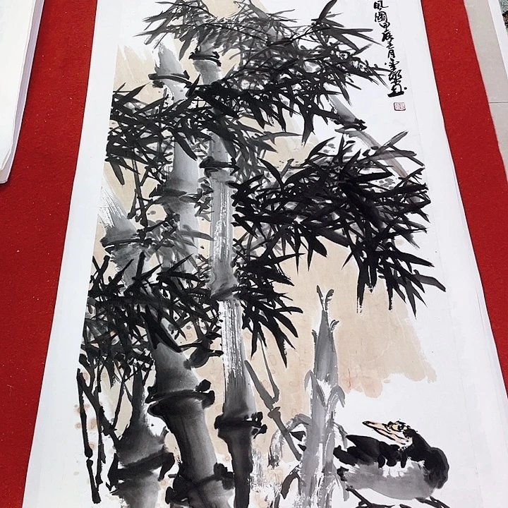 国画张圣敏先生纯手绘作品