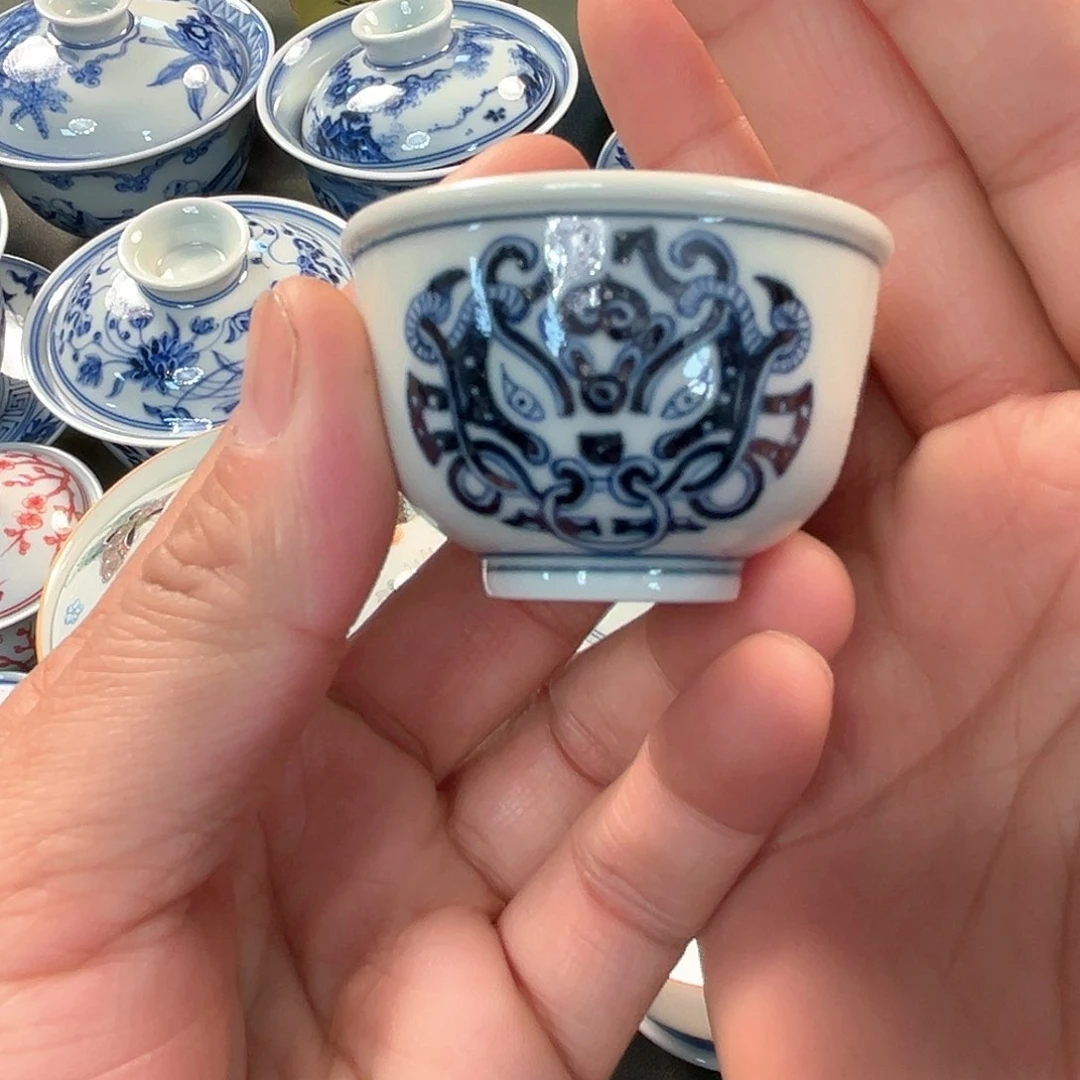 杯青花瓷器青花瓷器