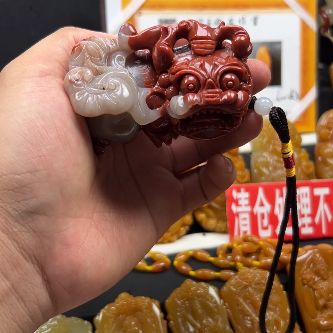 石英质玉（黄龙玉）未镶嵌多样性发货，发其一