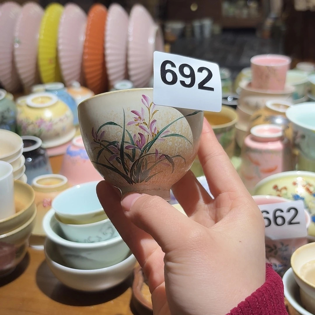 等烟雨陶瓷手作杯子692