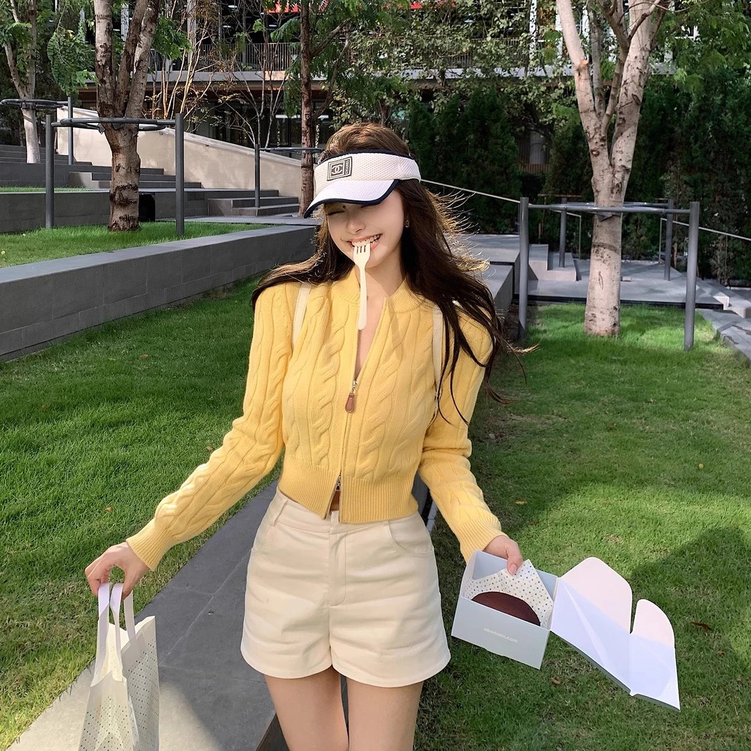 “IvyLeague绞花开衫”蚂蚁腰显瘦小心机！100绵羊毛软糯开衫针织衫