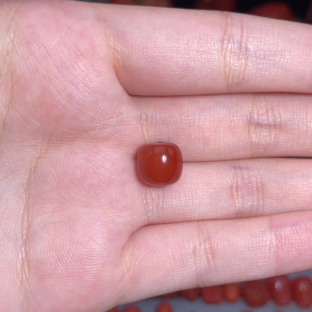 南红玛瑙瓦西老型10mm未镶嵌