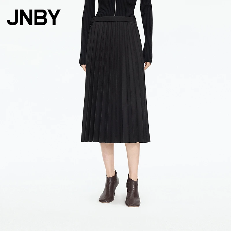 【商场同款】JNBY/江南布衣25冬新品半身裙女A型休闲5P0D12360