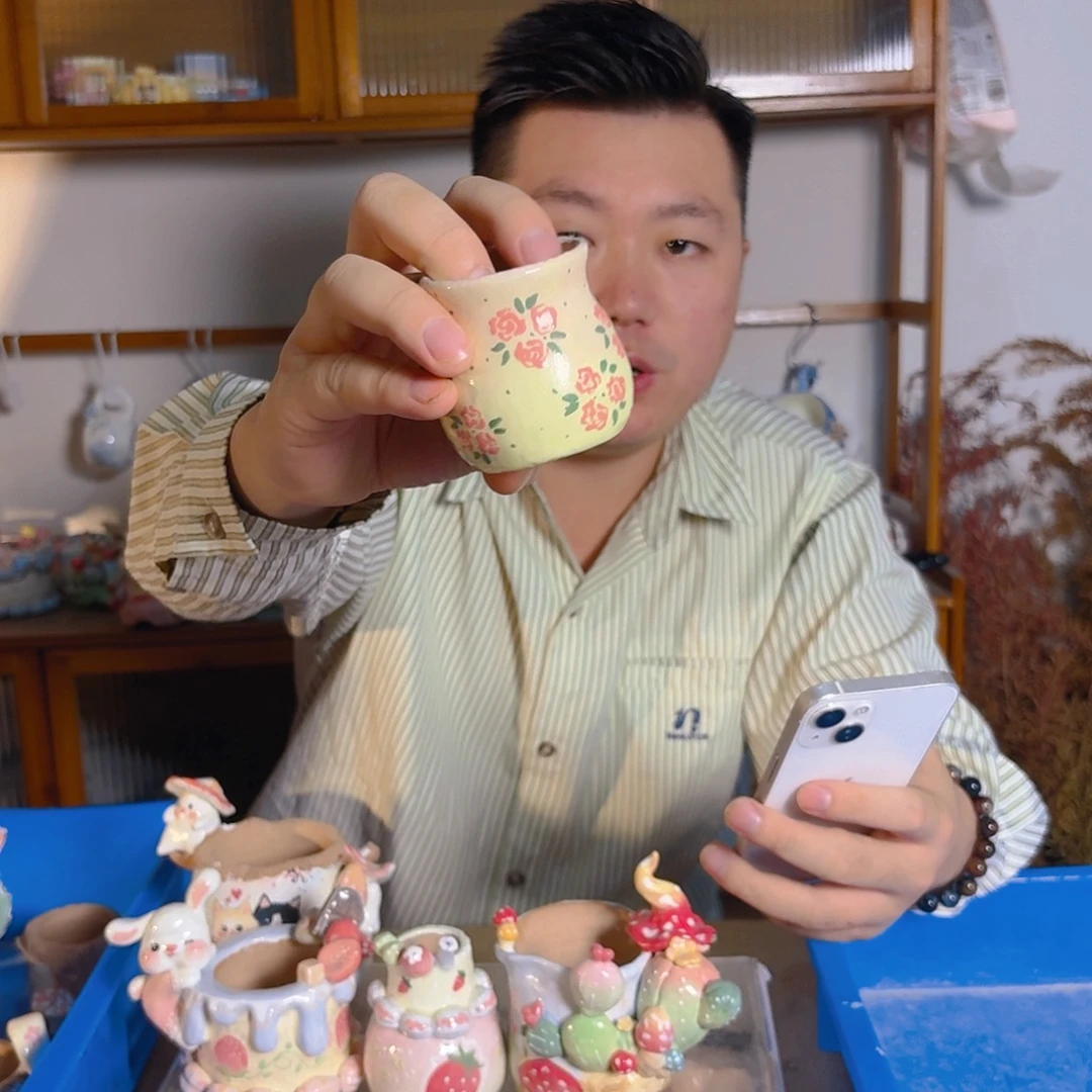 老梧家的手工多肉花盆