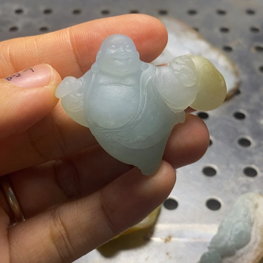 定制翡翠未镶嵌翡翠随形挂件定制