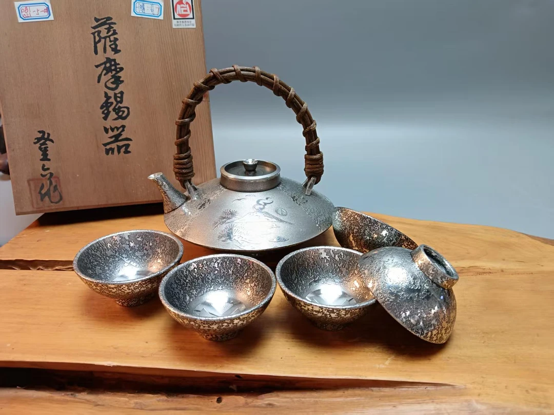 蜜安瓷萨摩锡器套组
