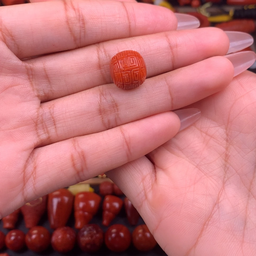 南红玛瑙未镶嵌回纹老型13