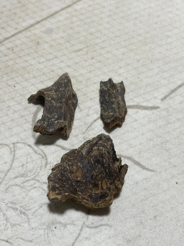 沉香沉水包头3个3.2克，海南古树料，油肉黑亮，清香干净。