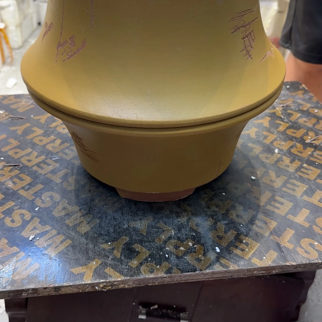 紫砂花盆口径23.10口径