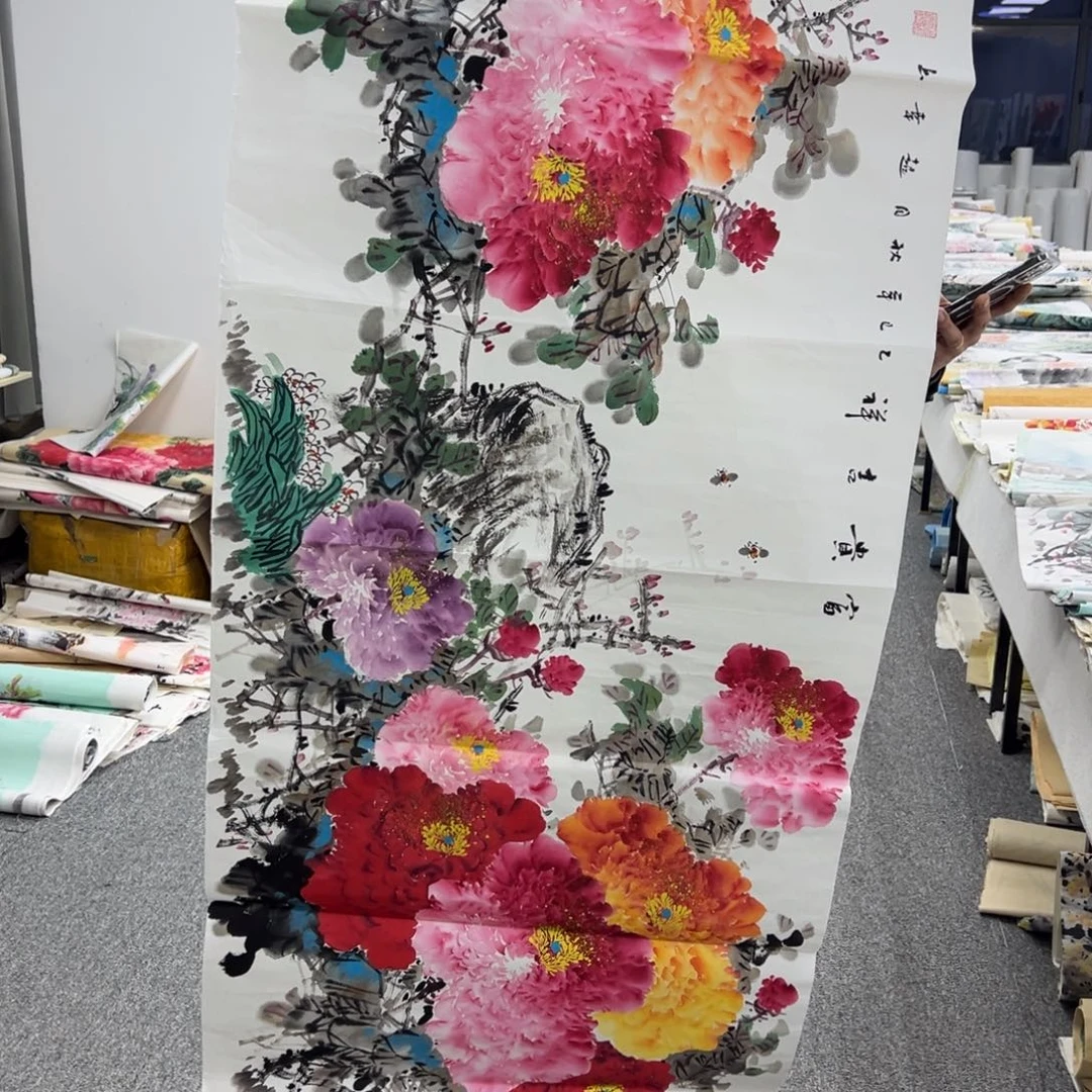 国画纯手绘字画宣纸